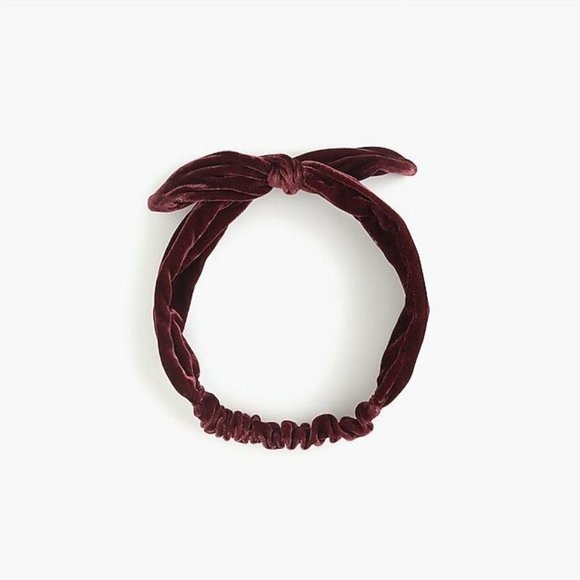 J Crew Velvet Headband - Picture 1 of 3